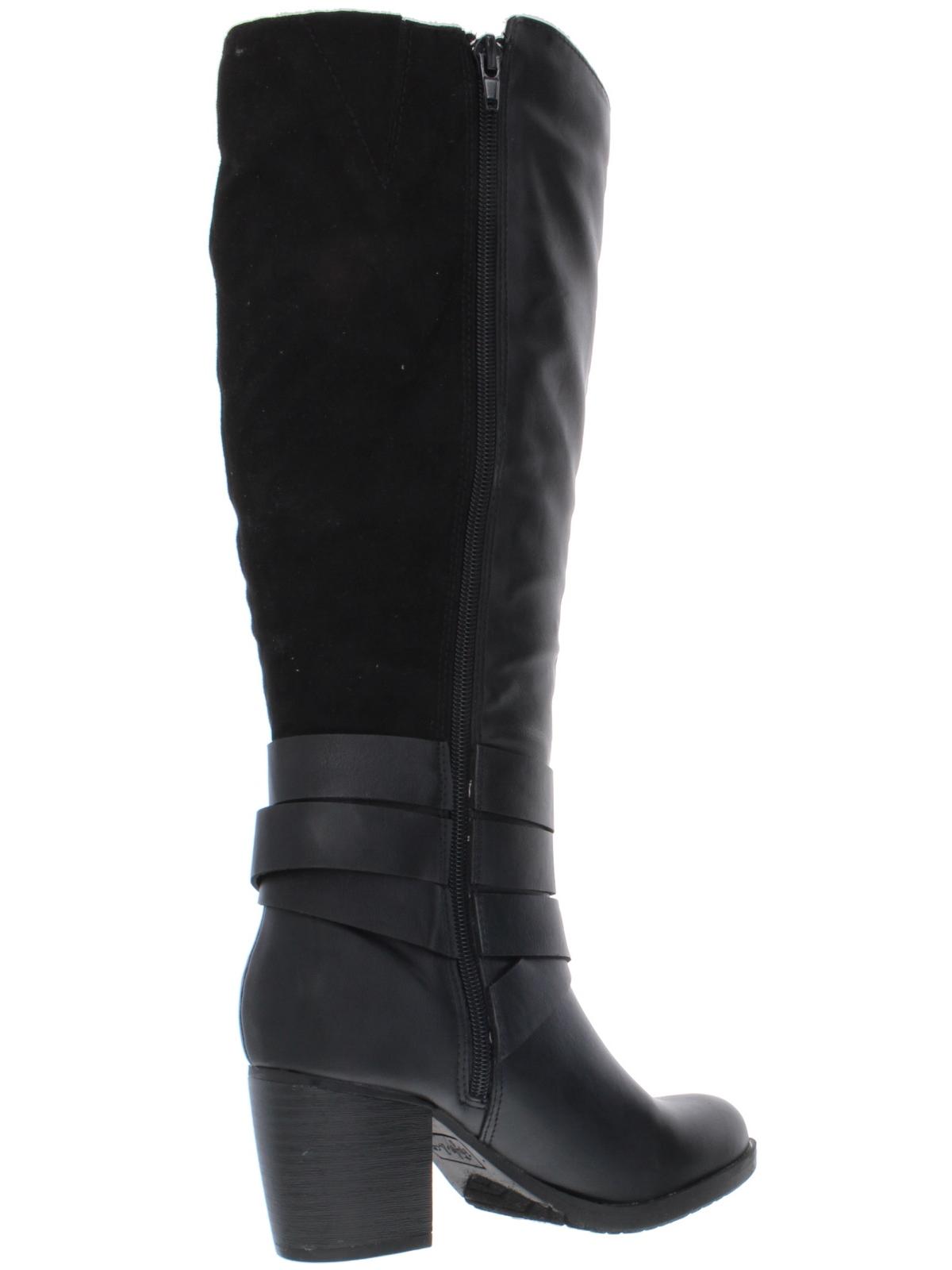 Botas de cano alto Jomaris femininas Style &amp; Co, pretas, tamanho 9,5 m