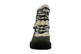 Guess Women's Sherry2 Fabric Closed Toe Ankle Cold Weather Boots Green Size 9 M
