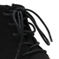 Botas femininas Rizio com cadarço, salto grosso e bico redondo, com zíper, estilo Style &amp; Co, pretas, tamanho 10 M