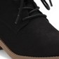 Botas femininas Rizio com cadarço, salto grosso e bico redondo, com zíper, estilo Style &amp; Co, pretas, tamanho 10 M