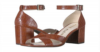 Sandálias Anne Klein Mardelle Femininas Marrom Tamanho 10 M