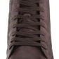 Botas femininas Lucky Brand Hildran de couro, bico amendoado, marrom, tamanho 5,5 m