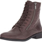 Botas femininas Lucky Brand Hildran de couro, bico amendoado, marrom, tamanho 5,5 m