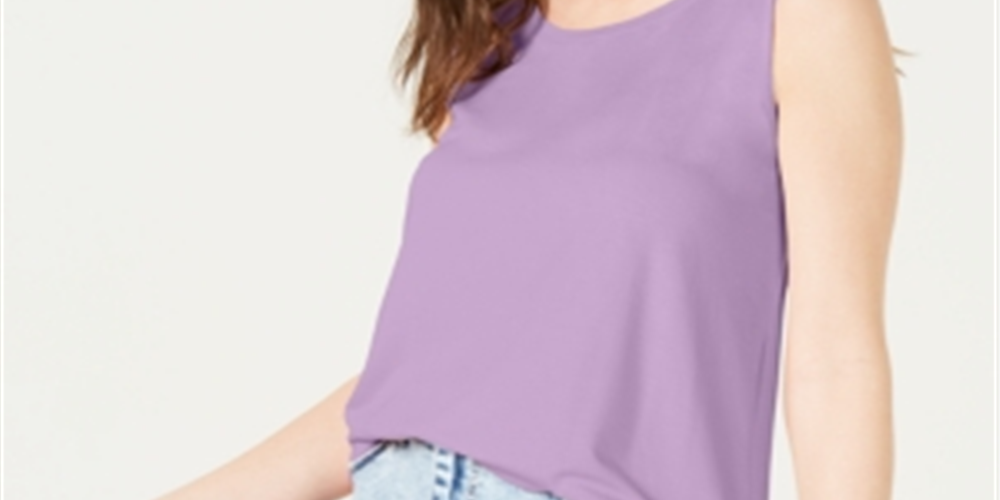 Regata feminina estilo swing-fit, lavanda, tamanho GG