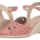 Sandálias femininas RIALTO Rosewood Coya Espadrille rosa tamanho 10 M