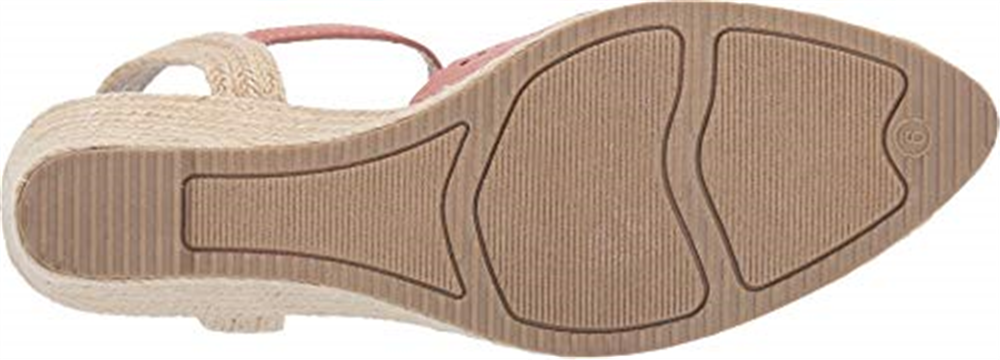 Sandálias femininas RIALTO Rosewood Coya Espadrille rosa tamanho 10 M