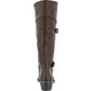 Bota feminina Kelsa de cano alto Easy Street Cocoa tamanho 8 N