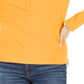 Polo Tommy Hilfiger feminino de manga comprida laranja tamanho XS