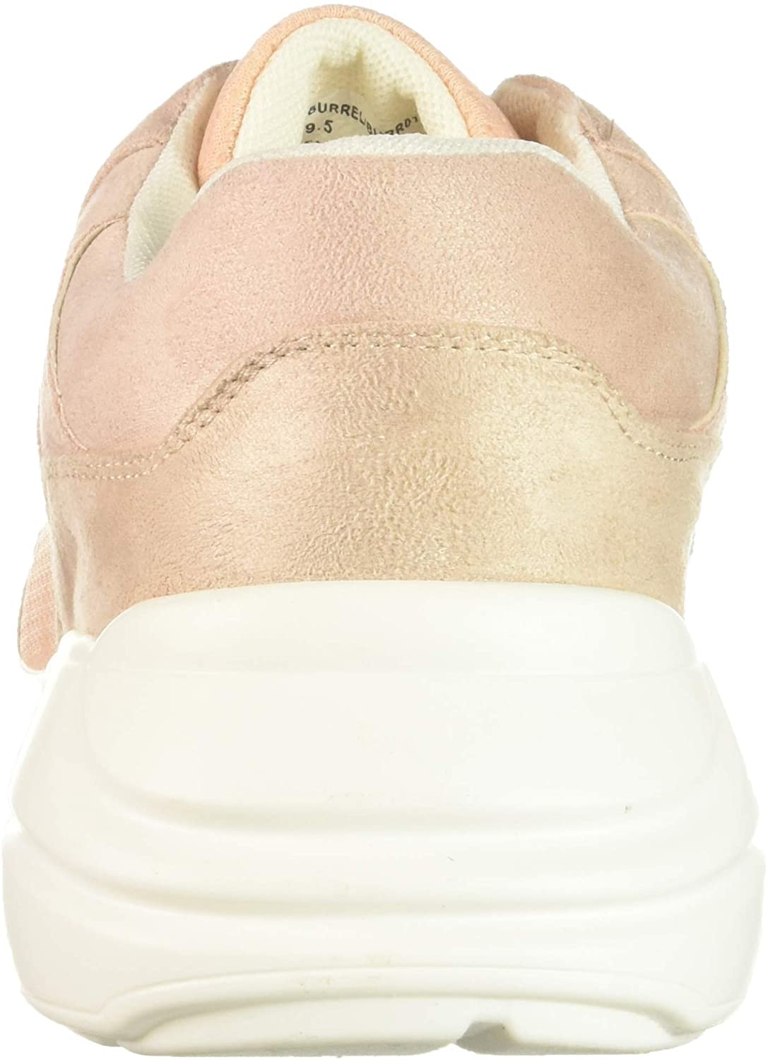 Madden Girl Burrel Tênis de cano baixo com cadarço, estilo fashion, cor de blush, tamanho 9,5 m
