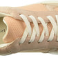 Madden Girl Burrel Tênis de cano baixo com cadarço, estilo fashion, cor de blush, tamanho 9,5 m