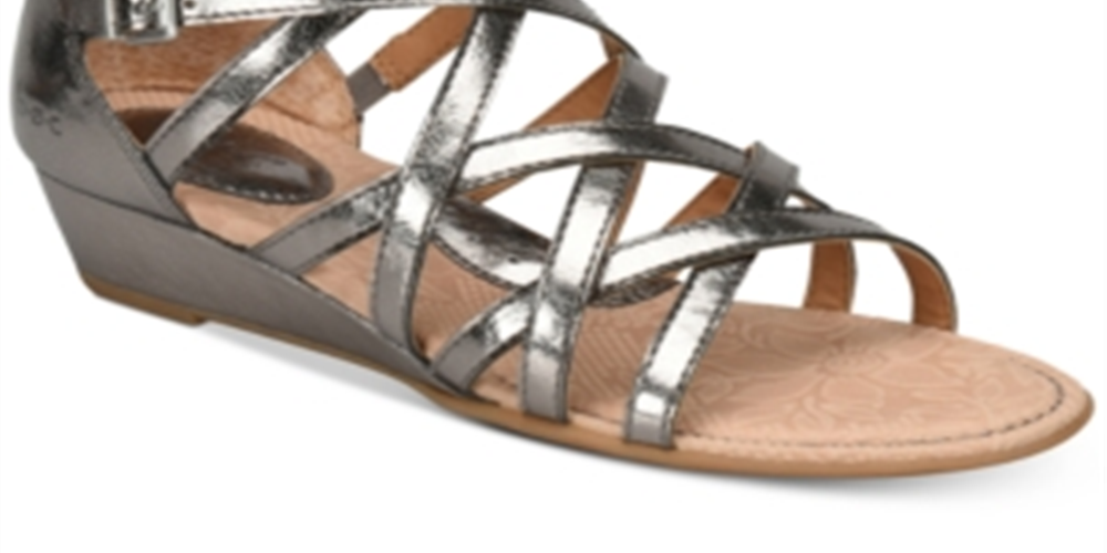 Sapatos BOC Mimi Femininos Prateados Tamanho 9 M