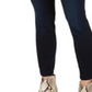 Calça Jeans Skinny Feminina Petite Tummy-Control INC Gemini Wash Azul Tamanho 6 P