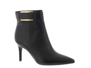 Calvin Klein Georgene Botas Femininas Cano Curto Cano Curto Preto Tamanho 5M