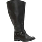 Botas altas femininas Easy Street pretas tamanho 12 M