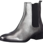 Botas femininas Kenneth Cole Reaction Salt Leather com bico fechado e cano curto, cinza, tamanho 10 M