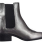 Botas femininas Kenneth Cole Reaction Salt Leather com bico fechado e cano curto, cinza, tamanho 10 M