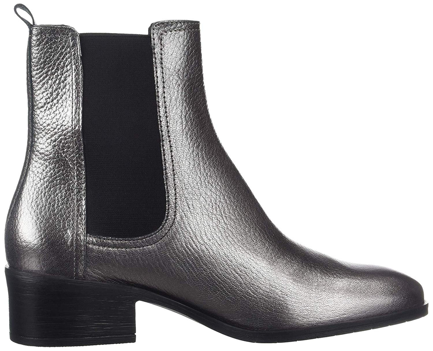 Botas femininas Kenneth Cole Reaction Salt Leather com bico fechado e cano curto, cinza, tamanho 10 M