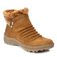 Botas de inverno femininas Bare Traps Alick com pelo sintético para clima frio, marrom, tamanho 5 M