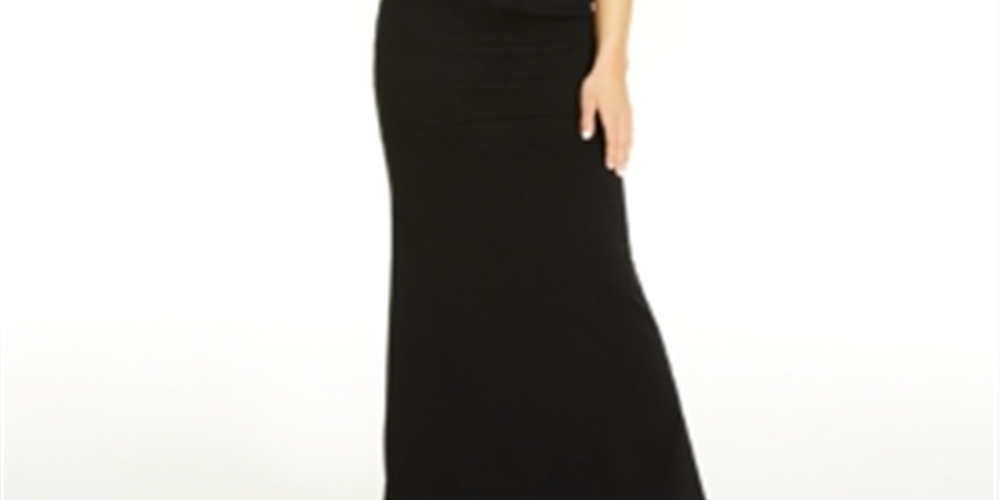 Vestido longo feminino com decote em V e costas nuas, sem mangas, cor esmeralda, tamanho XX-S