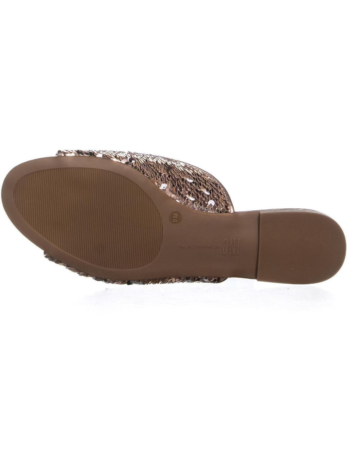 Sandálias femininas casuais com tiras abertas Mayla da INC International Concepts, rosa, tamanho 6,5