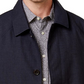 Capa de chuva Michael Kors Collin Fall Slim Fit masculina, azul, tamanho 44