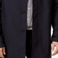Capa de chuva Michael Kors Collin Fall Slim Fit masculina, azul, tamanho 44