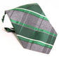 Gravata masculina Van Heusen One Plaid Skinny Slim, verde, tamanho regular