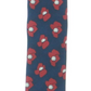 Gravata Tommy Hilfiger Masculina Bold Floral de Seda Estampada Azul Tamanho Regular