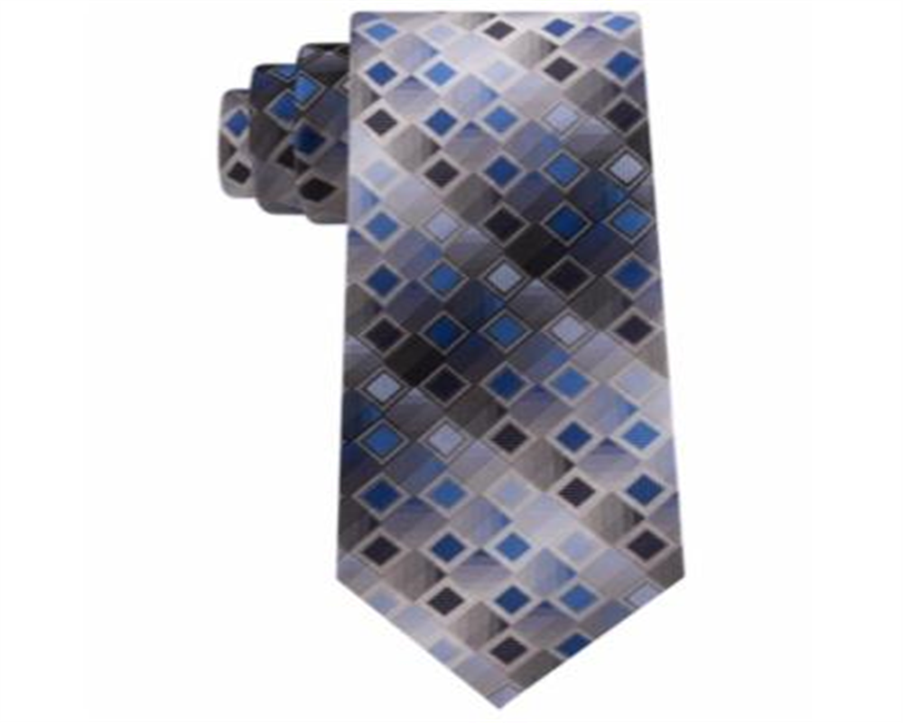 Gravata masculina Van Heusen Brent Geo azul marinho tamanho único