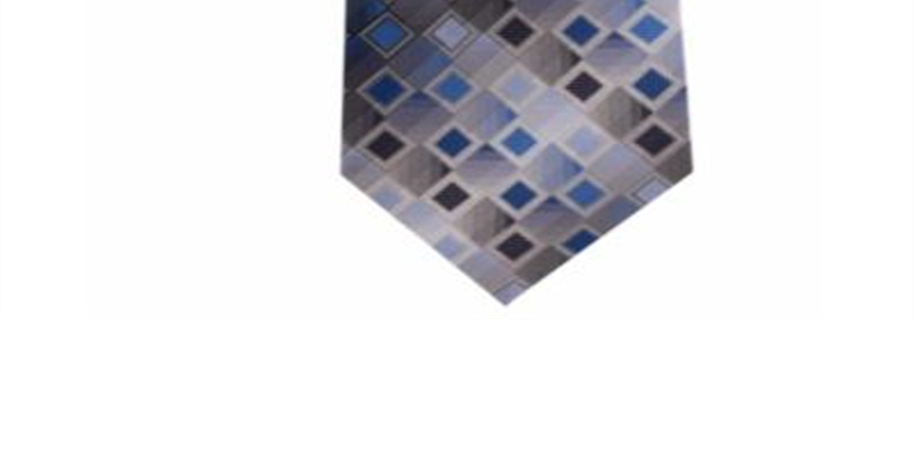 Gravata masculina Van Heusen Brent Geo azul marinho tamanho único
