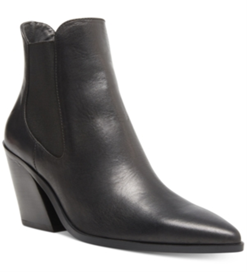 Botas Chelsea Gail Western Femininas Steven New York, Pretas, Tamanho 10 M