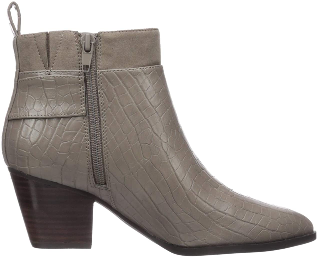 Bota feminina casual Bella Vita com estampa de crocodilo Elektra II e pedra tamanho 11 M