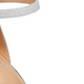Material Girl Blaire Sandálias Femininas de Duas Peças com Glitter Prateado Tamanho 9,5M