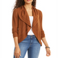 Cardigan Pointelle Feminino Style &amp; Co Roast Spice Marrom Tamanho P