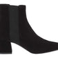 Botas femininas Kenneth Cole Reaction Kick com salto bloco, pretas, tamanho 5M