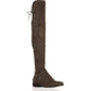 Botas Marc Fisher Femininas Humor 2 Fabric Almond Toe Over Knee Fashion Marrom Tamanho 7 M