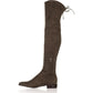 Botas Marc Fisher Femininas Humor 2 Fabric Almond Toe Over Knee Fashion Marrom Tamanho 7 M