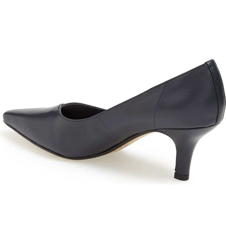 Bella Vita Wow Kitten Heel Scarpin Feminino Preto Tamanho 8 N