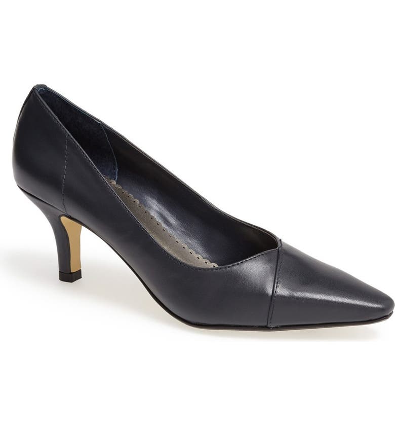 Bella Vita Wow Kitten Heel Scarpin Feminino Preto Tamanho 8 N