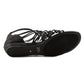 Sandálias rasteiras femininas Jonsie com tiras G by GUESS, pretas, 9,5 m