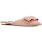 Sapatilhas de festa Nine West Fia Slip-on femininas, camurça rosa, tamanho 8 M