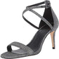 Sandália Michael Kors Ava Mid Feminina Preta/Prata Tamanho 8