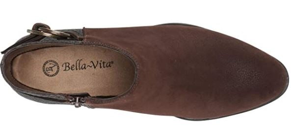 Bota feminina Bella Vita Henley II marrom, tamanho 7,5 M