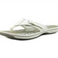 Clarks Brinkley JoJo aberto no dedo do pé casual flip flops feminino branco tamanho 8.0