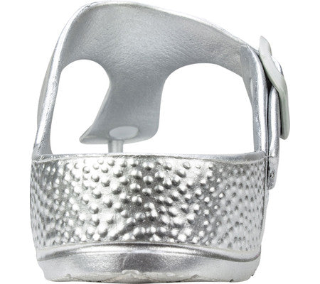 Seven Dials by White Mountain Cadella Thong Feminino Prata Tamanho 7 M -