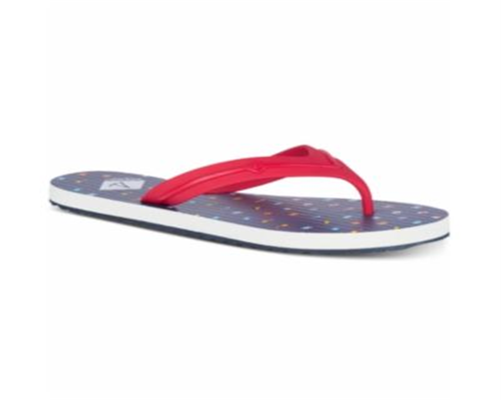 Chinelo Sperry Warf Thong Slip-on Feminino Vermelho Tamanho 6 M