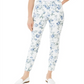 Calça jeans skinny Bristol estampada com jacquard Charter Club feminina, azul, tamanho 4