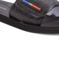 Sandálias femininas Tommy Hilfiger Mysha3-X com bico aberto, casuais, pretas, tamanho 10 M
