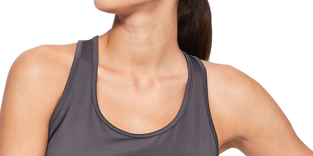 Camiseta regata feminina Under Armour Tech Graphic cinza, tamanho XS