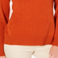 Karen Scott Suéter Feminino com Ombros Abertos Laranja Tamanho XXL